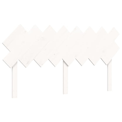 Letto per Anziani con Testiera Bianco 160x200 cm Legno Massello