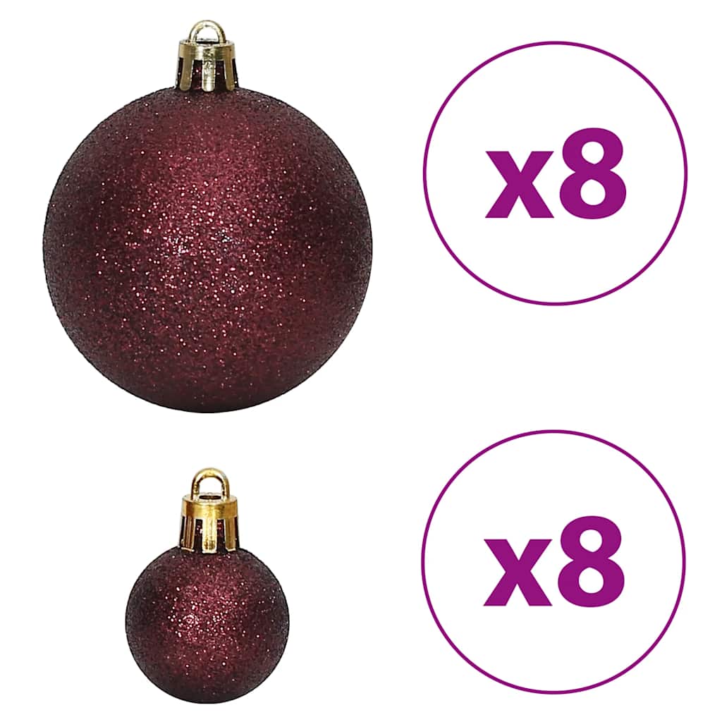 Palline di Natale 100 pz Champagne e Marrone 3 / 4 / 6 cm | homemem39