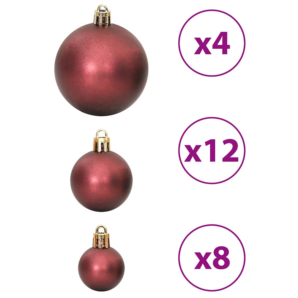 Palline di Natale 100 pz Champagne e Marrone 3 / 4 / 6 cm | homemem39