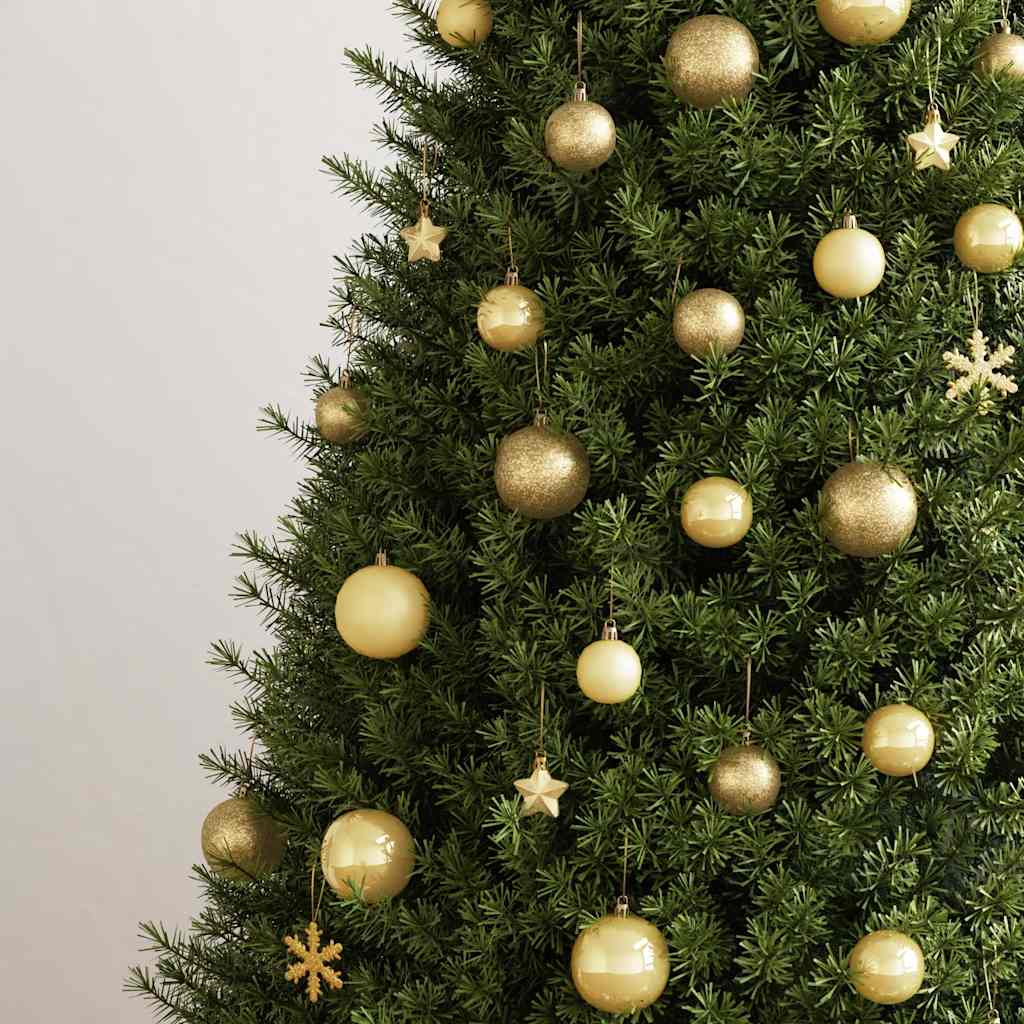 Set Palline di Natale 111 pz Oro in Polistirene | homemem39