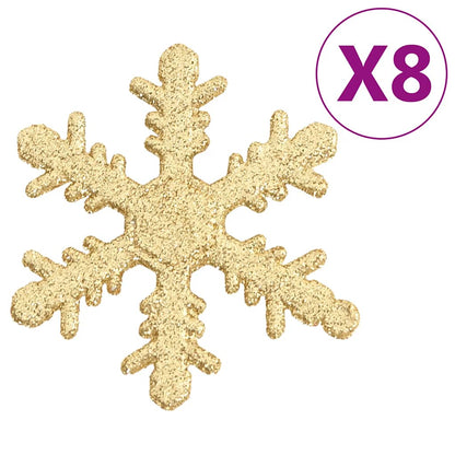 Set Palline di Natale 111 pz Oro in Polistirene | homemem39