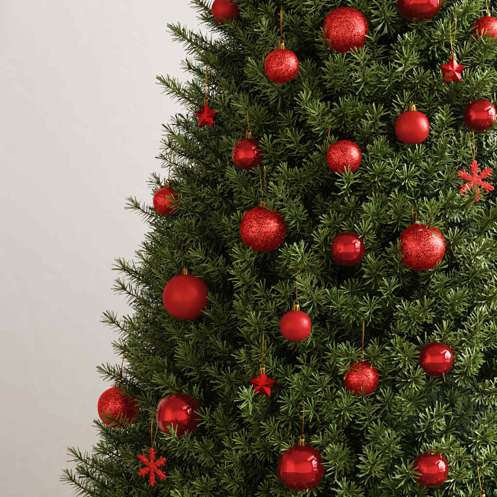 Set Palline di Natale 111 pz Rosso in Polistirene | homemem39