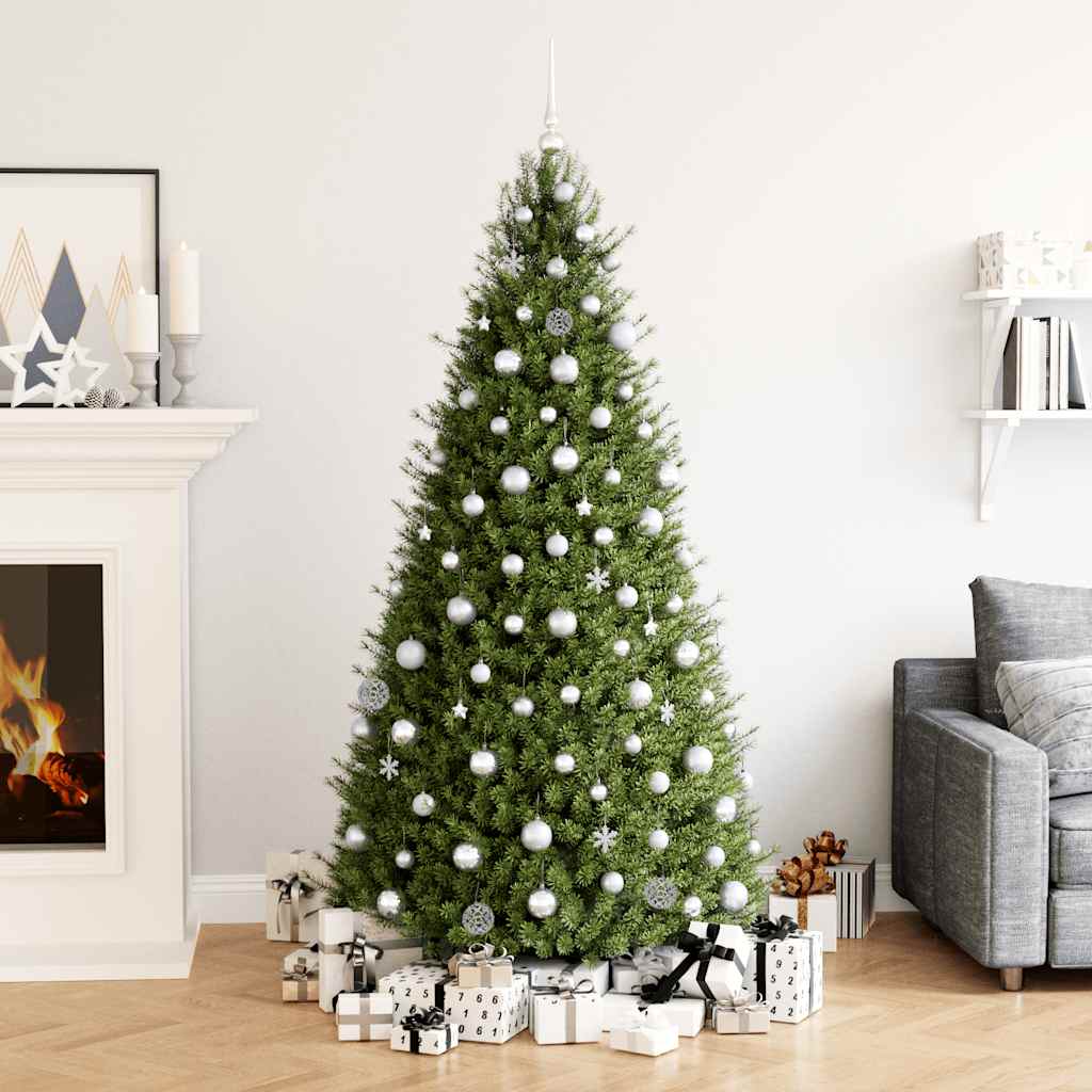 Set Palline di Natale 111 pz Argento in Polistirene | homemem39