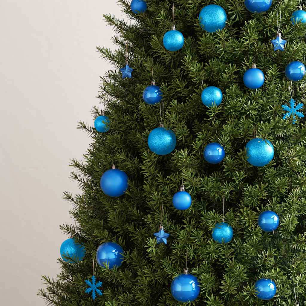 Set Palline di Natale 111 pz Blu in Polistirene | homemem39