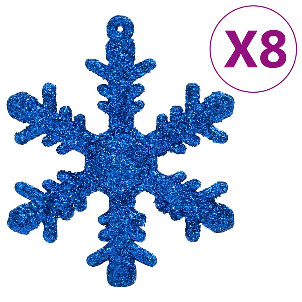 Set Palline di Natale 111 pz Blu in Polistirene | homemem39