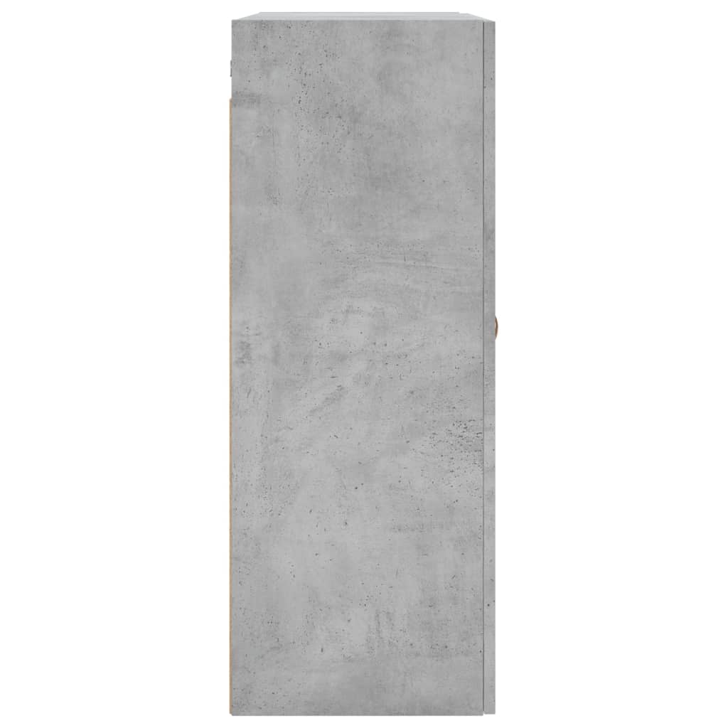 Mobili a Parete 2 pz Grigio Cemento 69,5x34x90 cm - homemem39