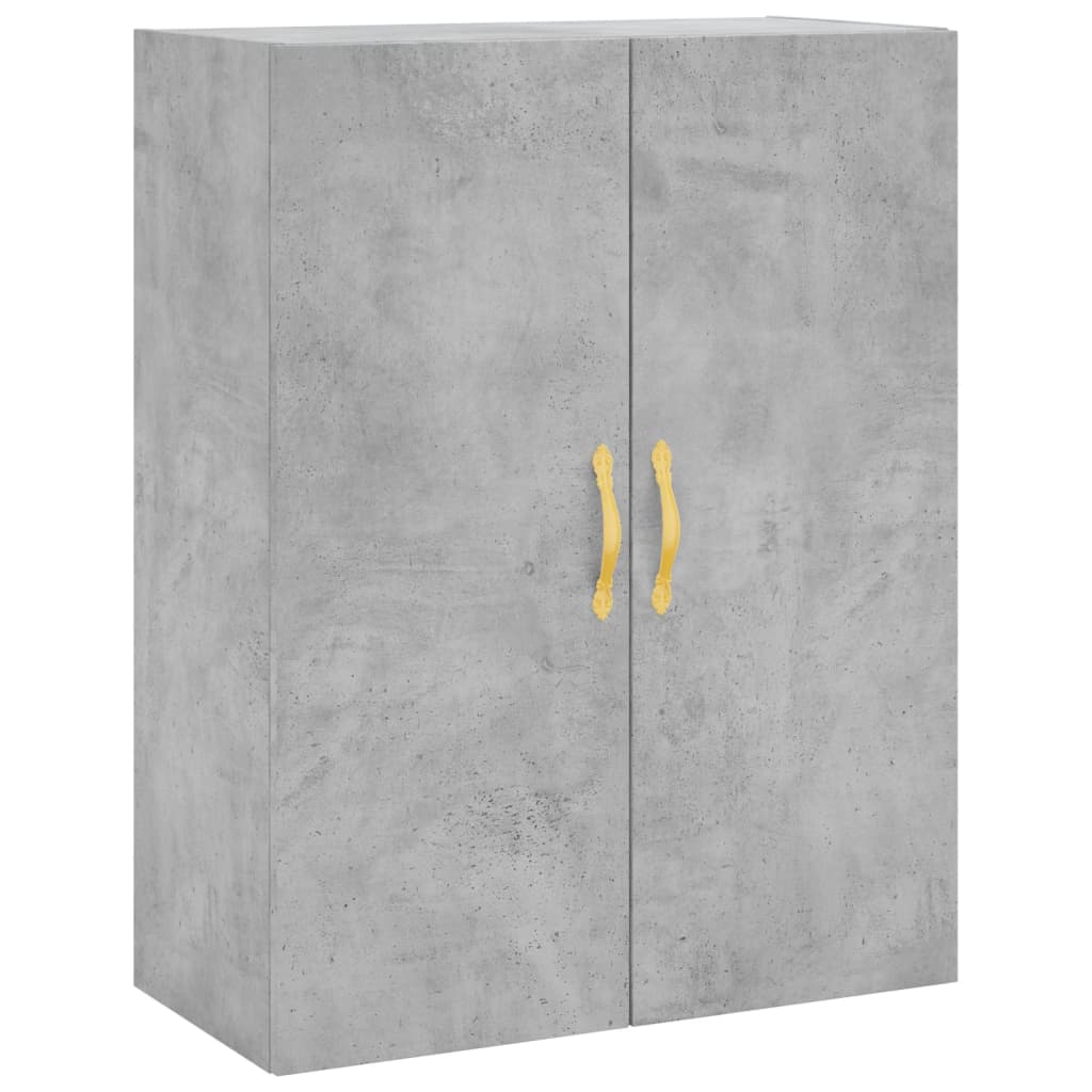 Mobili a Parete 2 pz Grigio Cemento 69,5x34x90 cm - homemem39