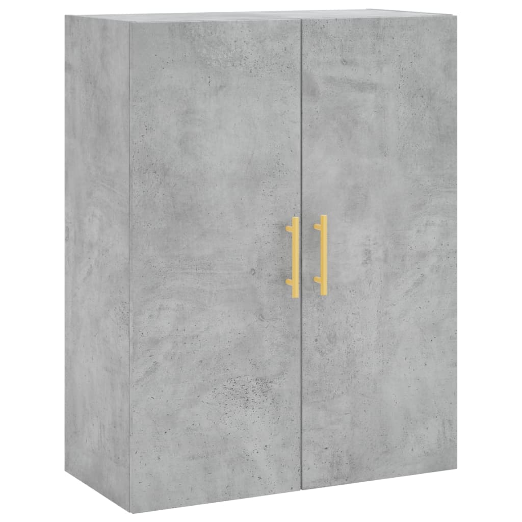 Mobili a Parete 2 pz Grigio Cemento 69,5x34x90 cm - homemem39