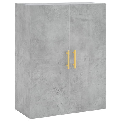 Mobili a Parete 2 pz Grigio Cemento 69,5x34x90 cm - homemem39
