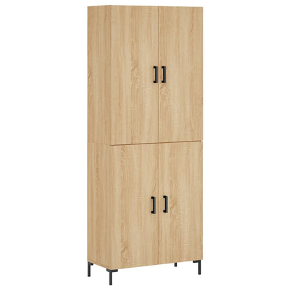 Credenza Rovere Sonoma 69,5x34x180 cm in Legno Multistrato - homemem39