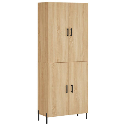 Credenza Rovere Sonoma 69,5x34x180 cm in Legno Multistrato - homemem39