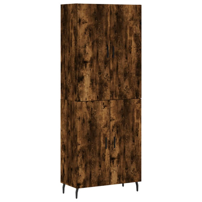Credenza Rovere Fumo  69,5x34x180 cm in Legno Multistrato - homemem39