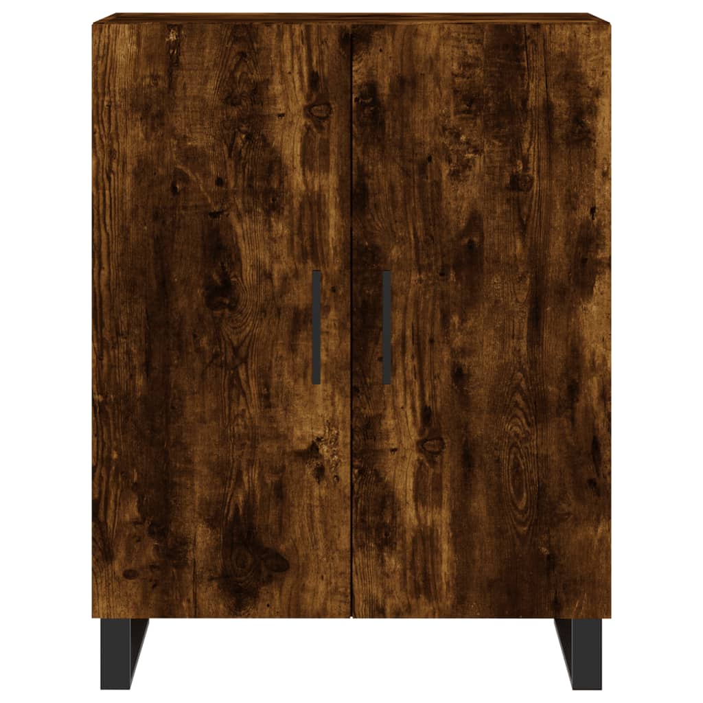 Credenza Rovere Fumo  69,5x34x180 cm in Legno Multistrato