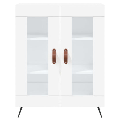 Credenza Bianca 69,5x34x180 cm in Legno Multistrato - homemem39