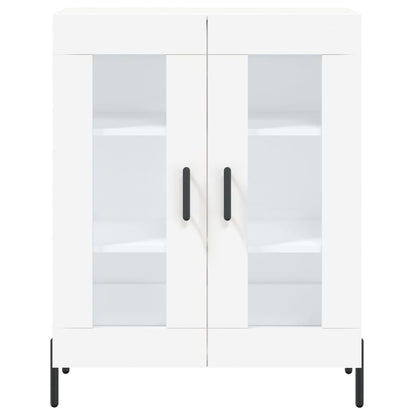 Credenza Bianca 69,5x34x180 cm in Legno Multistrato - homemem39