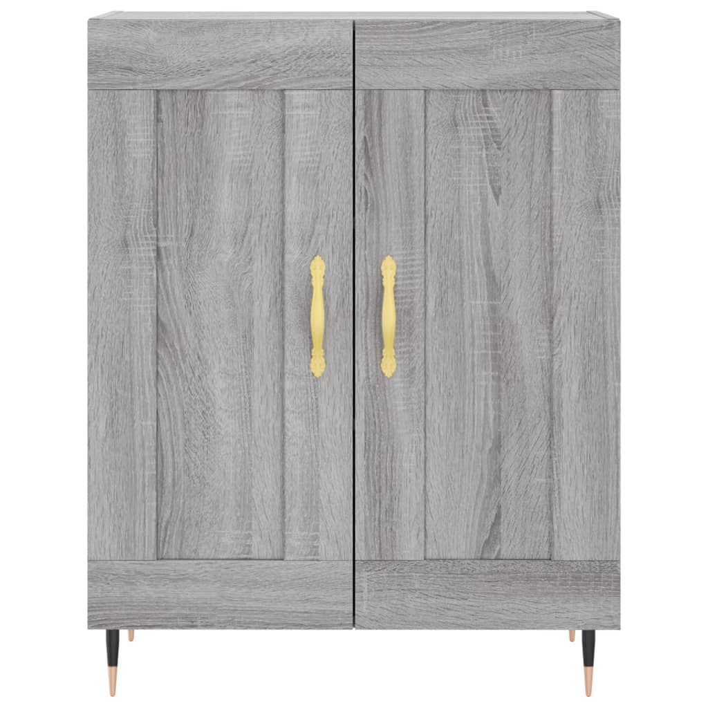 Credenza Grigio Sonoma 69,5x34x180 cm in Legno Multistrato - homemem39