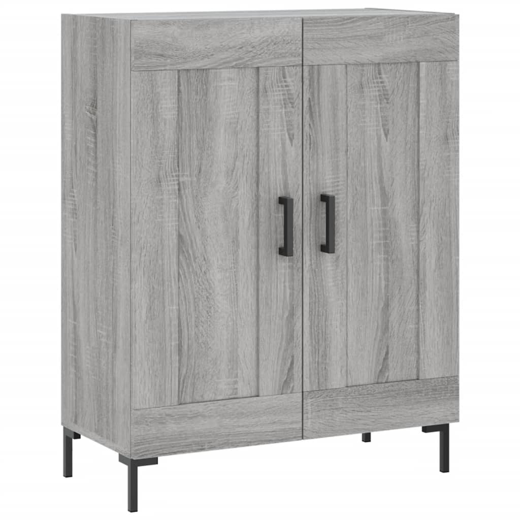 Credenza Grigio Sonoma 69,5x34x180 cm in Legno Multistrato - homemem39