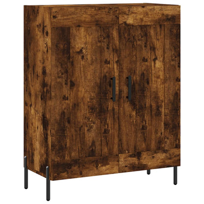 Credenza Rovere Fumo  69,5x34x180 cm in Legno Multistrato