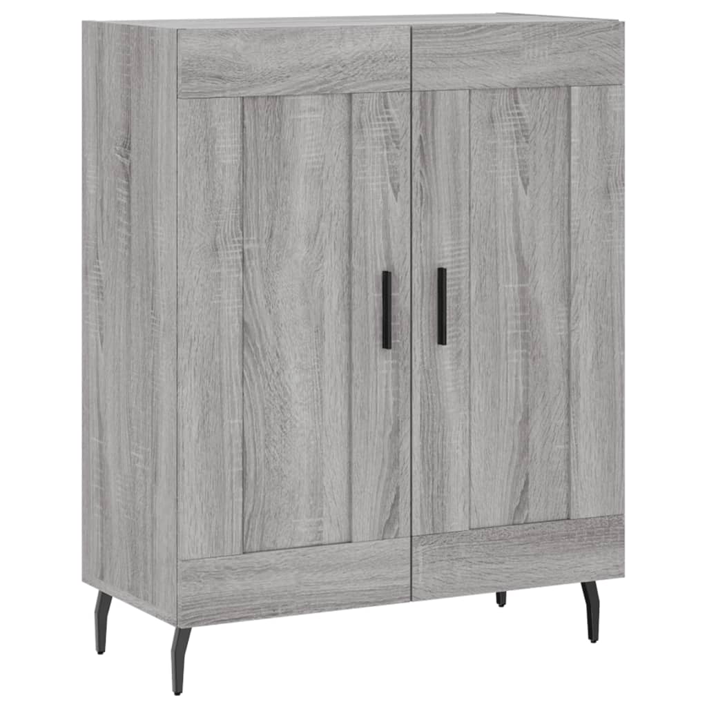 Credenza Grigio Sonoma 69,5x34x180 cm in Legno Multistrato - homemem39