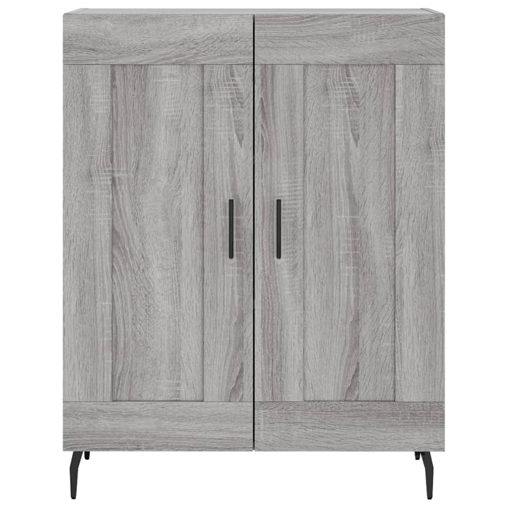 Credenza Grigio Sonoma 69,5x34x180 cm in Legno Multistrato - homemem39