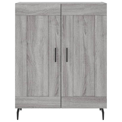 Credenza Grigio Sonoma 69,5x34x180 cm in Legno Multistrato - homemem39