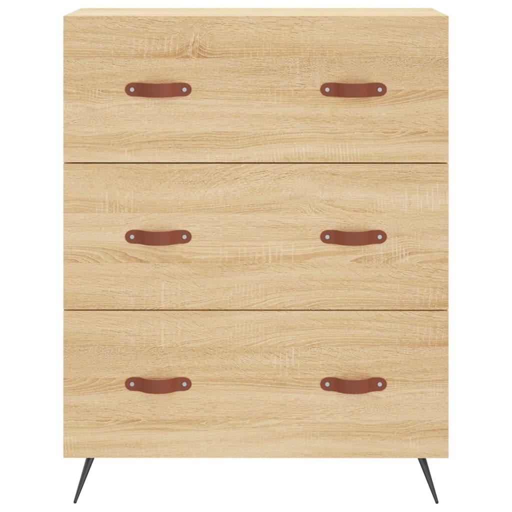 Credenza Rovere Sonoma 69,5x34x180 cm in Legno Multistrato - homemem39