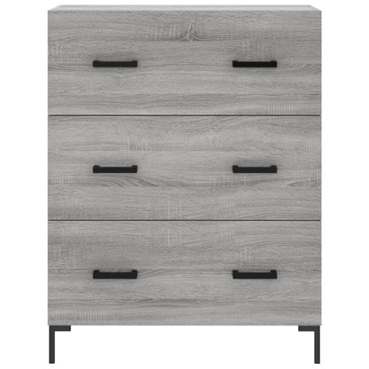 Credenza Grigio Sonoma 69,5x34x180 cm in Legno Multistrato - homemem39