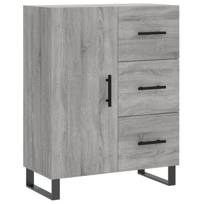 Credenza Grigio Sonoma 69,5x34x180 cm in Legno Multistrato - homemem39