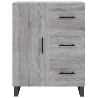 Credenza Grigio Sonoma 69,5x34x180 cm in Legno Multistrato - homemem39