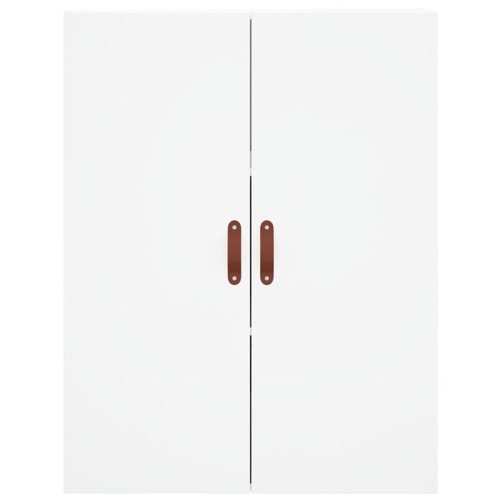 Credenza Bianca 69,5x34x180 cm in Legno Multistrato - homemem39