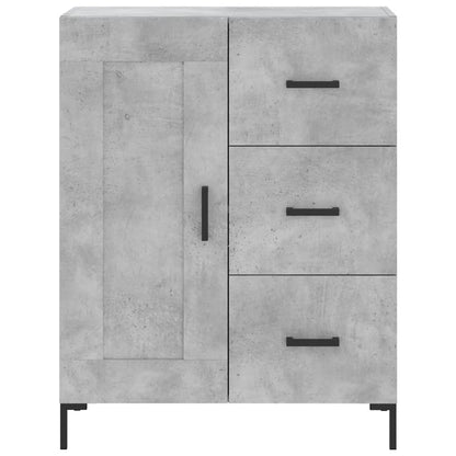 Credenza Grigio Cemento 69,5x34x180 cm in Legno Multistrato - homemem39