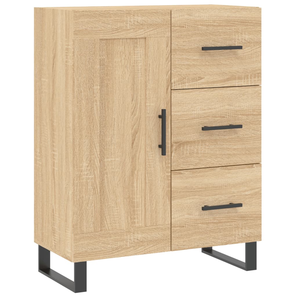 Credenza Rovere Sonoma 69,5x34x180 cm in Legno Multistrato - homemem39