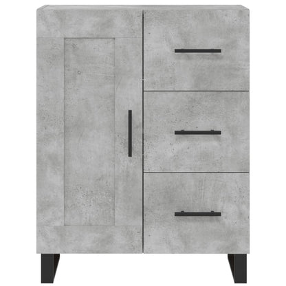 Credenza Grigio Cemento 69,5x34x180 cm in Legno Multistrato - homemem39