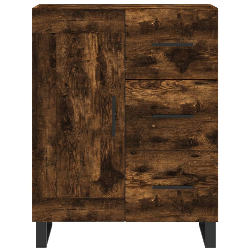 Credenza Rovere Fumo  69,5x34x180 cm in Legno Multistrato - homemem39