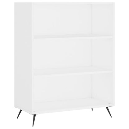 Credenza Bianca 69,5x34x180 cm in Legno Multistrato - homemem39
