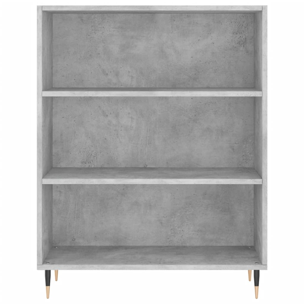 Credenza Grigio Cemento 69,5x34x180 cm in Legno Multistrato - homemem39