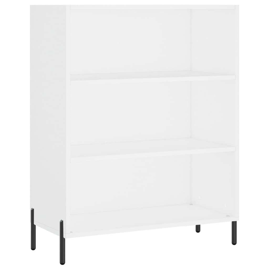 Credenza Bianca 69,5x34x180 cm in Legno Multistrato - homemem39