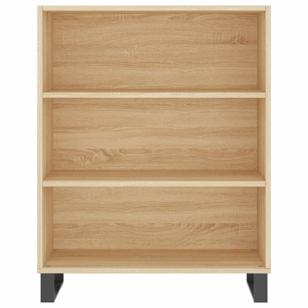 Credenza Rovere Sonoma 69,5x34x180 cm in Legno Multistrato