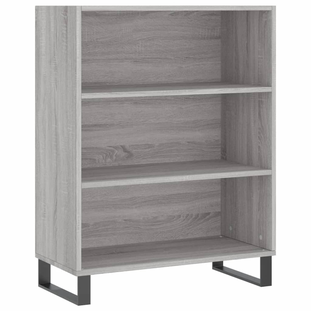 Credenza Grigio Sonoma 69,5x34x180 cm in Legno Multistrato - homemem39
