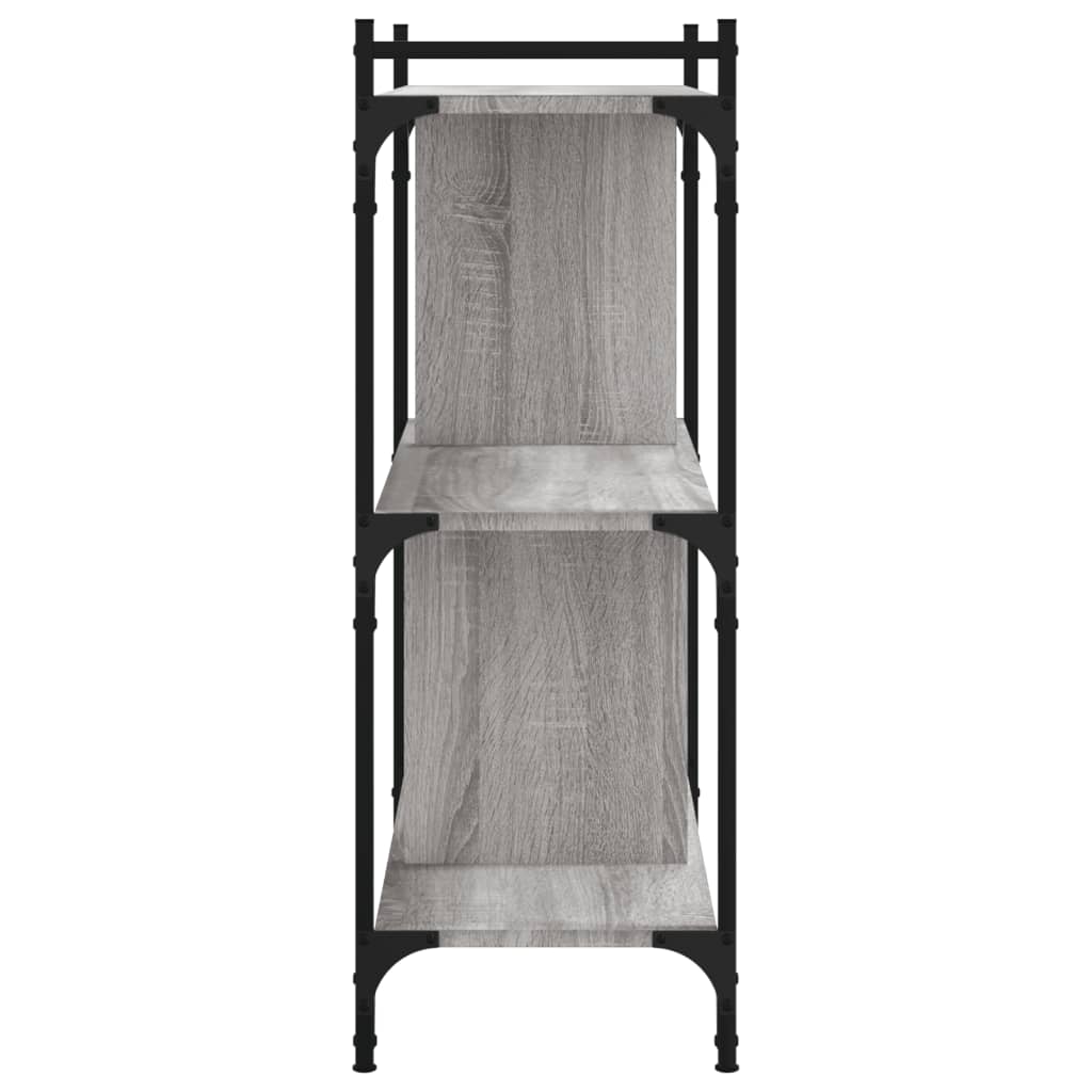 Libreria Grigio Sonoma 3 Ripiani 76x32x88 cm Legno Multistrato | homemem39