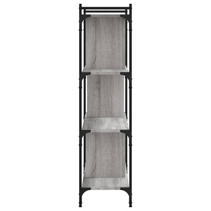 Libreria Grigio Sonoma 4 Ripiani 76x32x123 cm Legno Multistrato | homemem39