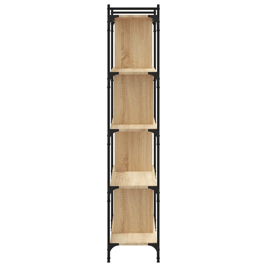 Libreria Rovere Sonoma 5 Ripiani 76x32x158 cm Legno Multistrato | homemem39