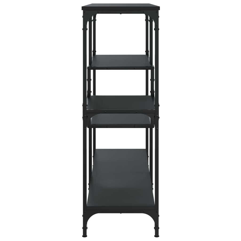 Tavolino Consolle Nero 103x32x95 cm in Legno Multistrato - homemem39