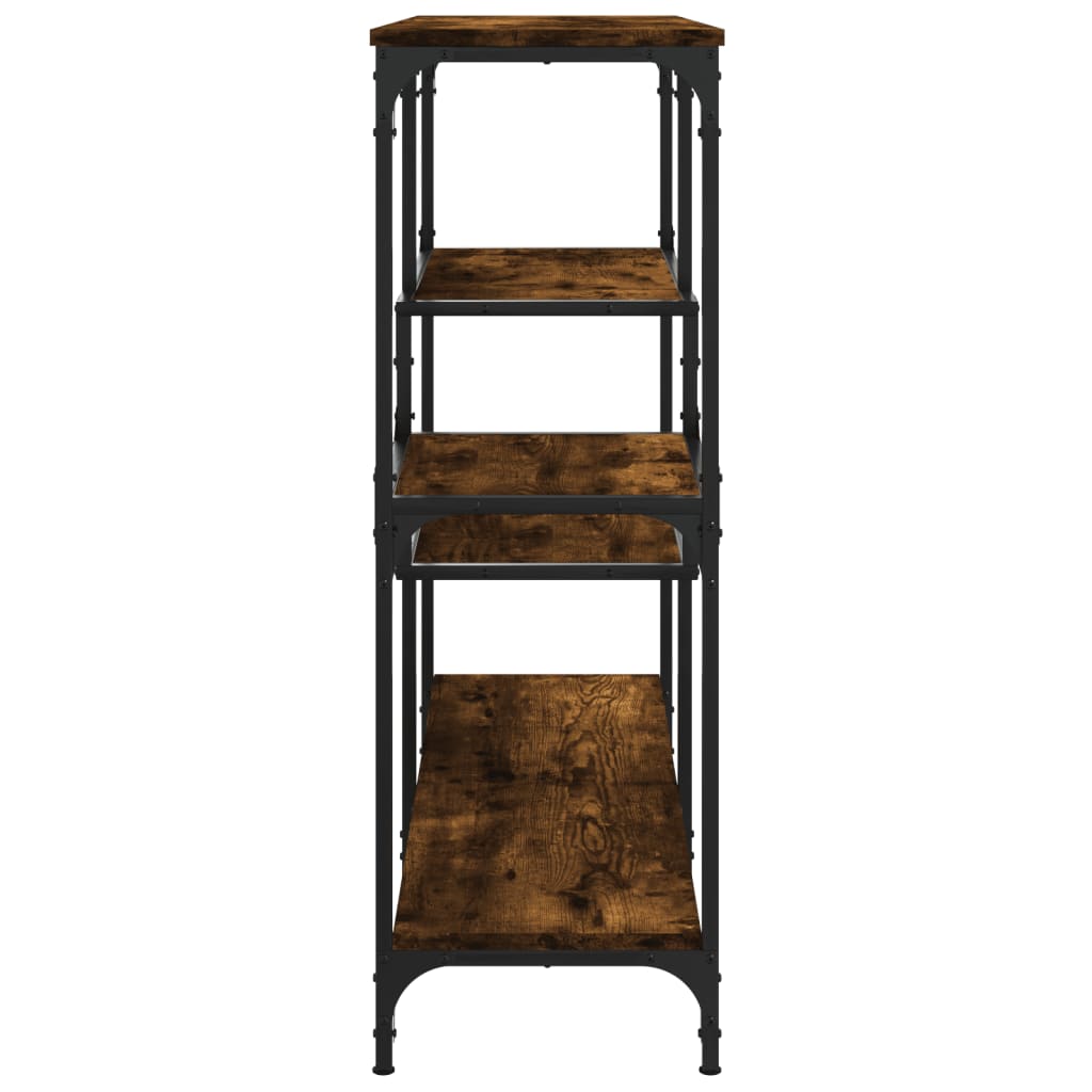 Tavolo Consolle Rovere Fumo 103x32x95 cm Legno Multistrato - homemem39