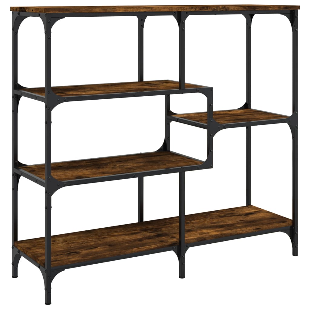 Tavolo Consolle Rovere Fumo 103x32x95 cm Legno Multistrato - homemem39