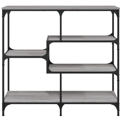 Tavolo Consolle Grigio Sonoma 103x32x95 cm in Legno Multistrato