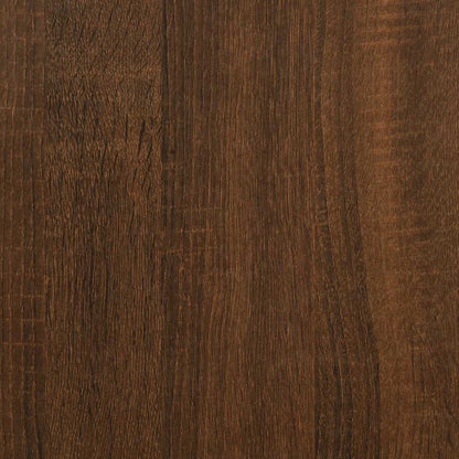 Tavolino Consolle Rovere Marrone 103x32x95 cm Legno Multistrato