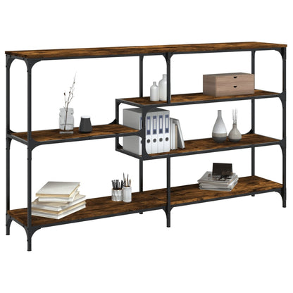 Tavolo Consolle Rovere Fumo 160x32x95 cm Legno Multistrato - homemem39