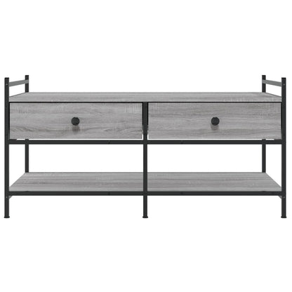Tavolino da Salotto Grigio Sonoma 99x50x50 cm Legno Multistrato | homemem39