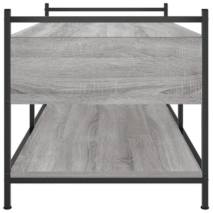 Tavolino da Salotto Grigio Sonoma 99x50x50 cm Legno Multistrato | homemem39